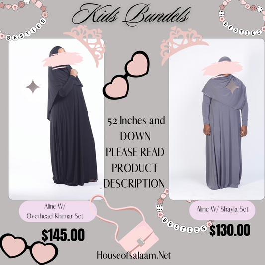 Kids Abaya Bundel